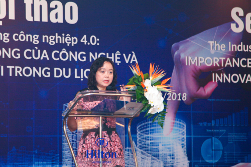 Phó Tổng cục trưởng TCDL Nguyễn Thị Thanh Hương phát biểu khai mạc